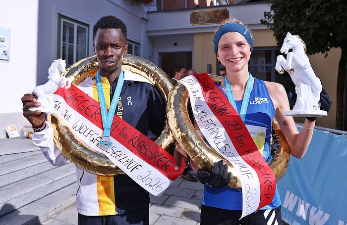 Amelie Muss und der Kenianer Kiprop Adams siegten in St. Wolfgang.