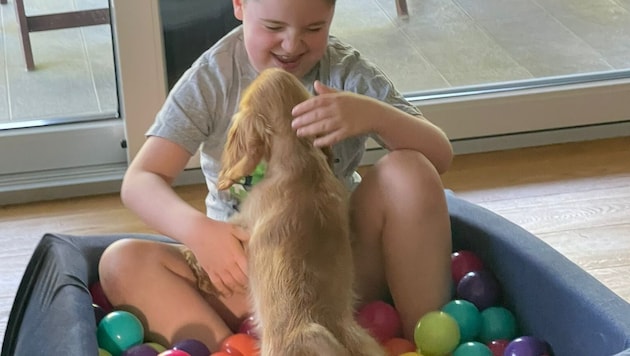 Jetzt schon unzertrennlich: Simba und Simon.