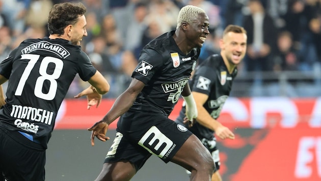 Oumar Diakite traf in sechs Spielen für Sturm sechsmal.