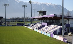 Das Austria Salzburg-Stadion in Salzburg-Maxglan.