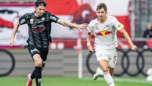 Jesper Lindström (re.) bot eine starke Vorstellung gegen Altach.