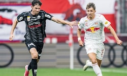 Jesper Lindström (re.) bot eine starke Vorstellung gegen Altach.