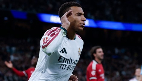 Kylian Mbappe schnürte einen Doppelpack.