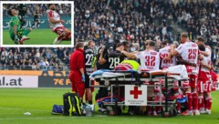 Der Moment, als das Blut in den Adern gefror: Sturm-Goalie Daniil Chudjakow brach sich das ...