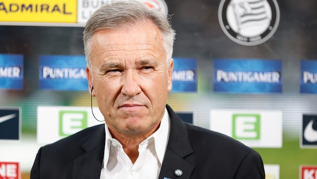 Sturm-Boss Christian Jauk findet einmal mehr deutliche Worte.