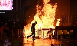 In Mailand wurde ebenfalls Feuer gelegt. 