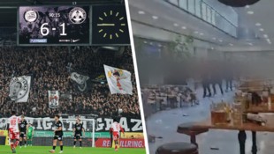 Unschöne Szenen am Rande des Grazer Derbys