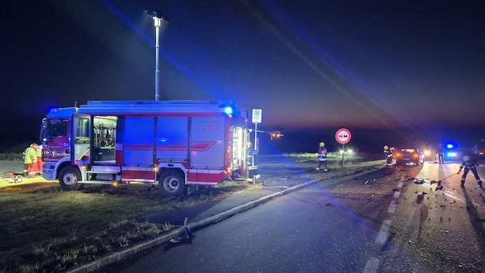 Der Unfall ereignete sich auf der LB2 im Kreuzungsbereich mit der L8032.