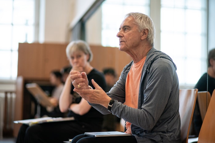 Choreograf John Neumeier bei den „Nijinsky“-Proben an der Wiener Staatsoper.