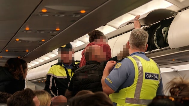 Auf einem Ryanair-Flug von Dublin nach Wien kam es wegen eines Gepäckstückes zur Eskalation.