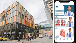 Im Herzzentrum der Klinik Innsbruck werden mit der App neue Wege beschritten.