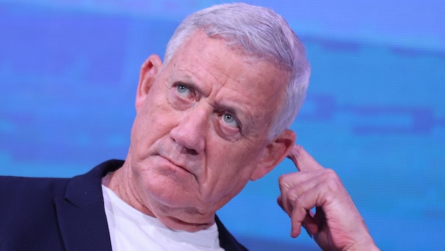 Benny Gantz, israelischer Oppositionspolitiker und Vorsitzender des Mitte-Bündnisses Blau-Weiß.