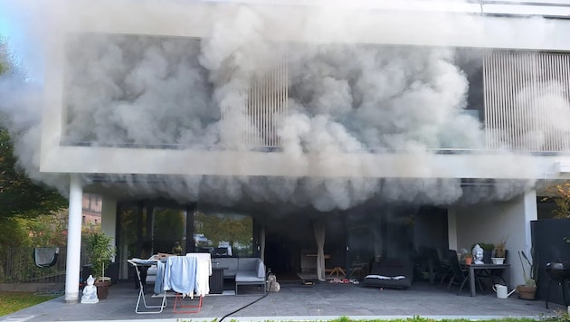 Das Haus ist derzeit nicht mehr bewohnbar.