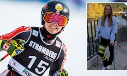 Valérie Grenier hat sich beim Training in Sölden schwer am Knie verletzt und fällt für ...