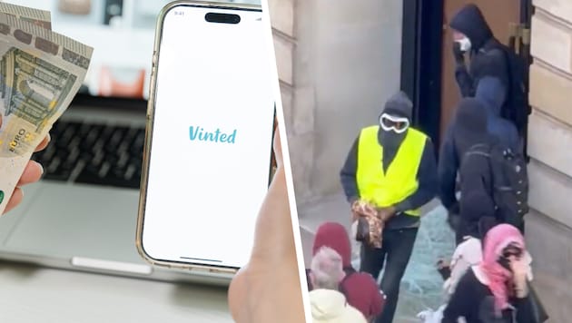 Ein Video zeigt Jugendliche, wie sie einen Louis-Vuitton-Shop ausrauben.