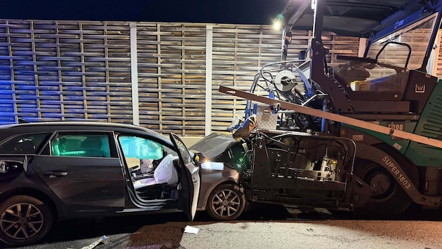 Auf der A10 Tauernautobahn kam es zu einem Auffahrunfall in den Morgenstunden.