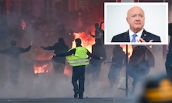 Brennende Fahrzeuge, geplünderte Geschäfte und massive Angriffe auf Polizeikräfte prägen die ...