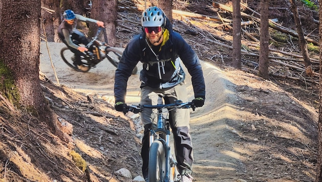 Georg Knaus hatte die Idee für die Sonnseitn-Trails und freut sich über das gelungene Projekt.