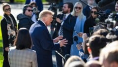 Die Worte fielen am Montag (Ortszeit) in Washington, bevor Präsident Trump zu einer ...