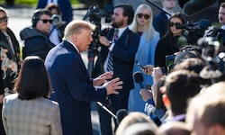 Die Worte fielen am Montag (Ortszeit) in Washington, bevor Präsident Trump zu einer ...