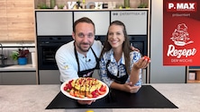 Gemeinsam mit Profikoch Max Imperto zaubert Tanja in der Showküche einen köstlichen ...
