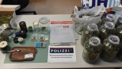 Beamte des Kriminaldienstes konnten knapp zwei Kilogramm Cannabis sicherstellen