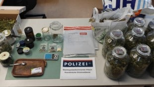 Beamte des Kriminaldienstes konnten knapp zwei Kilogramm Cannabis sicherstellen