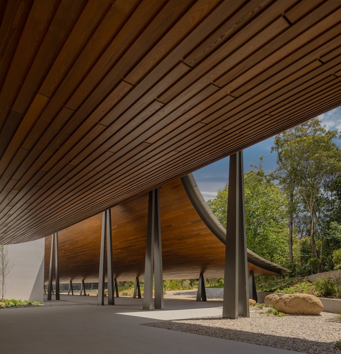 Gulbenkian-Stiftung: Eingang zum Centro de Arte Moderna.