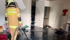 Das Wasser stand im Keller bis zu 15 Zentimeter hoch.