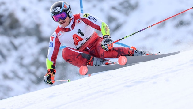 Patrick Feurstein bereitet sich zuletzt mit dem ÖSV-Team in Sölden vor.