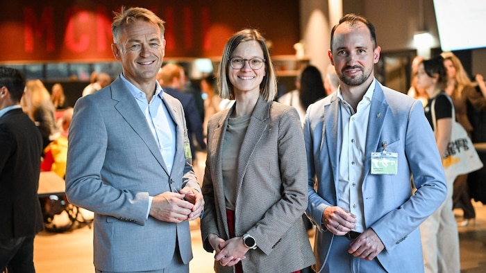 Werner Pamminger (Verein Institut Lebensnetze), Karoline Singer („OÖ-Krone“) und Markus Auer ...