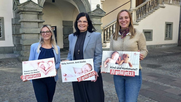 Landtags-Abgeordnete Nicole Schojer, Landesrätin Marika Lagger-Pöllinger und ...