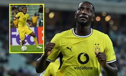 BVB-Doppeltorschütze Serhou Guirassy (großes Bild) und ÖFB-Ass Carney Chukwuemeka