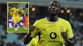 BVB-Doppeltorschütze Serhou Guirassy (großes Bild) und ÖFB-Ass Carney Chukwuemeka