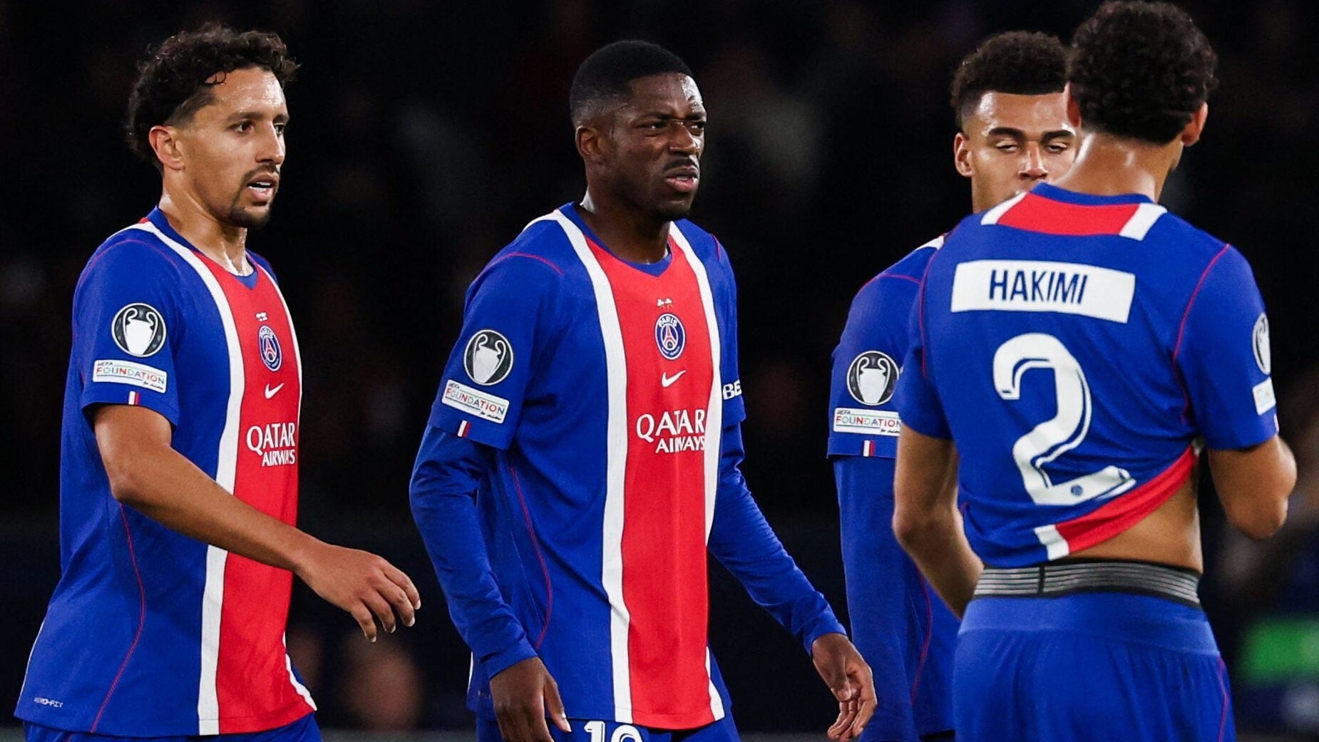 Már az elején megsérült és le kellett cserélni Ousmane Dembélét a PSG-nél