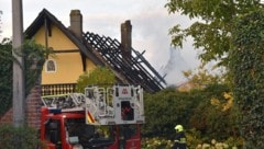 Löscheinsatz auf einem Gutshof in Lanzendorf