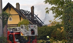 Löscheinsatz auf einem Gutshof in Lanzendorf