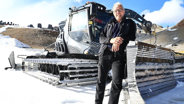 Der frühere Pistenbully-Chef schwärmt vom Job und liebt die Ruhe am Berg.