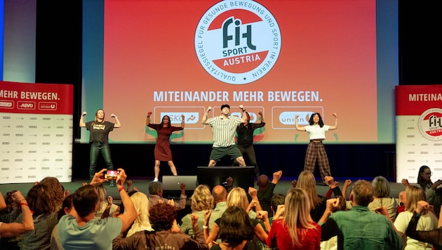 Tänzer Rene sorgte bei der Abendveranstaltung für motiviertes Mittanzen unter den Teilnehmenden.