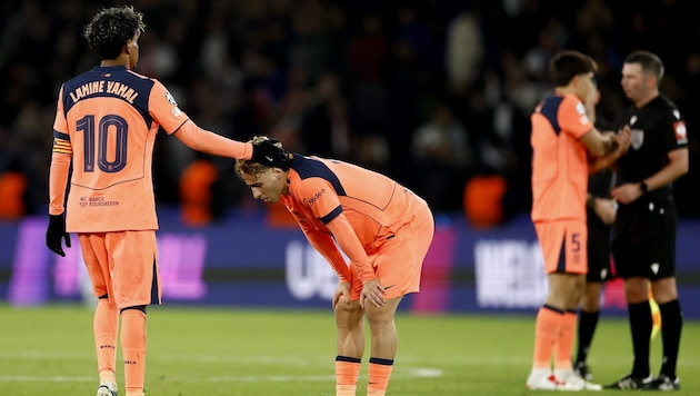 Der FC Barcelona musste sich PSG geschlagen geben.