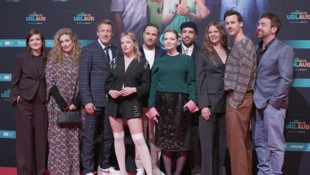 Der Cast von „Der perfekte Urlaub“ bei der Österreich-Premiere in Wien