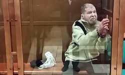 Stephen Hubbard im Oktober 2024 in Moskau vor Gericht: Er wurde in Russland verurteilt, weil er ...