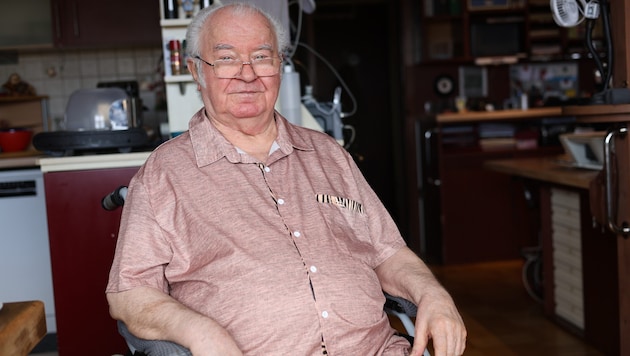 Ohne seine Hörgeräte ist Pensionist Rudolf V. aufgeschmissen.