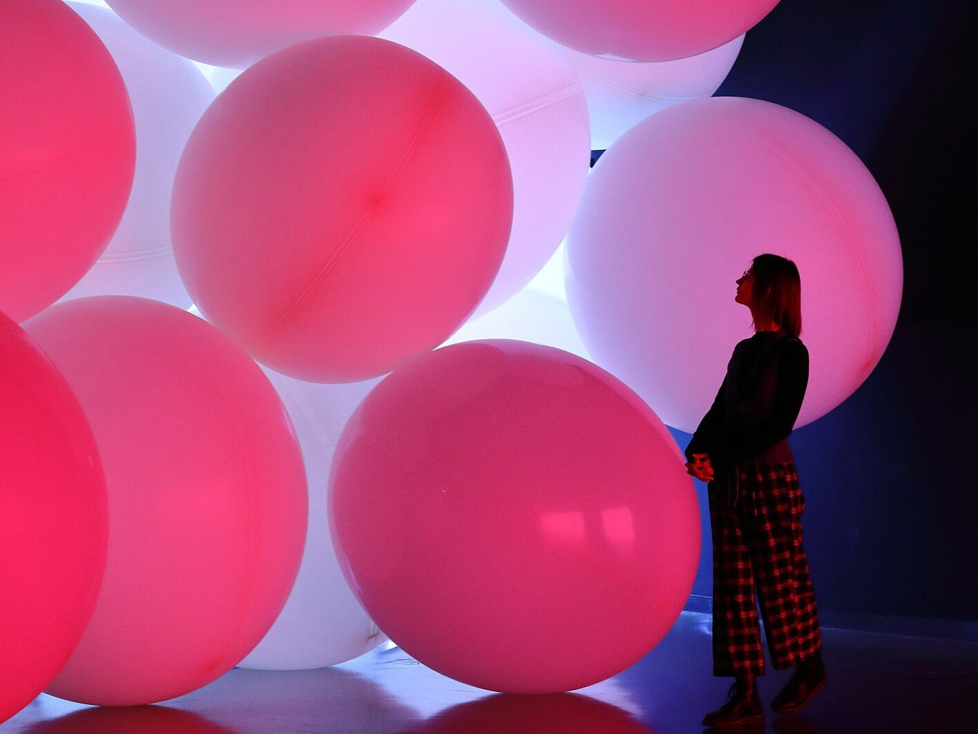 Installation „Bubbles“ verstellt den Ausgang
