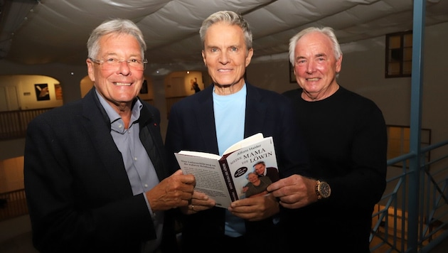 Peter Kaiser, Alfons Haider und Gerhard Dörfler bei der Lesung in Feldkirchen.