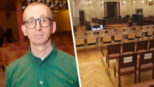 Günther Paal tauscht die Kabarettbühne gegen den Großen Schwurgerichtssaal.