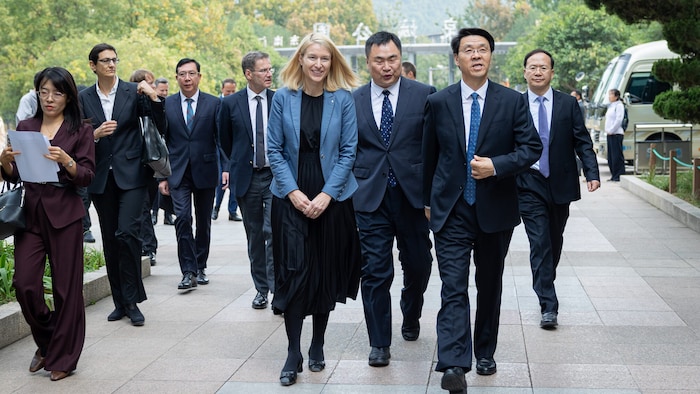 Eine oberösterreichische Delegation besucht China.