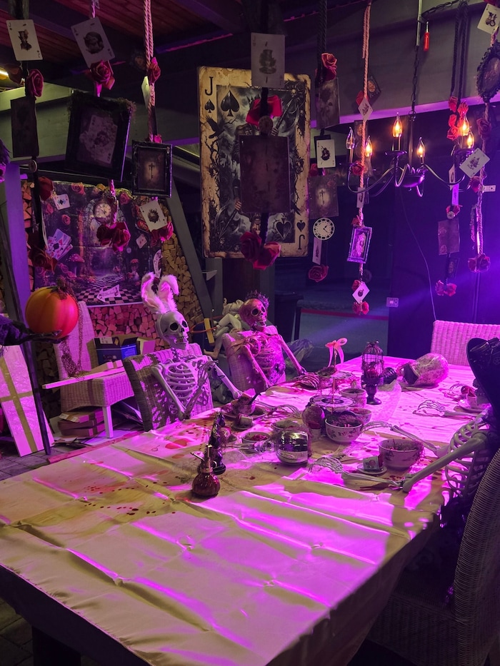 In all den Jahren wuchs die Deko im Horrorhaus beachtlich an.