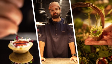 Der Tiroler Nicolai Eichberger (Mitte) fungiert als Küchenchef im Restaurant „Salig“.