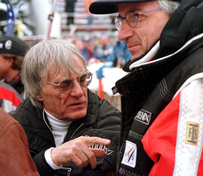 In Kitzbühel gab es auch immer wieder den Austausch mit Ex-F1-Zampano Bernie Ecclestone.